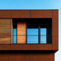 Aluverbund-Fassadenplatte Cortenstahl Ro gallery