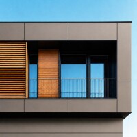 Aluverbund-Fassadenplatte Silberbronze a gallery