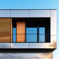 Aluverbund-Fassadenplatte Spiegeloptik/M gallery