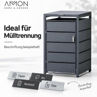 AMON Mülltonnenbox SIMPLE 240L für 1 Tonne 4