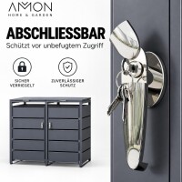 AMON Mülltonnenbox SIMPLE 240L für 2 Tonnen 5