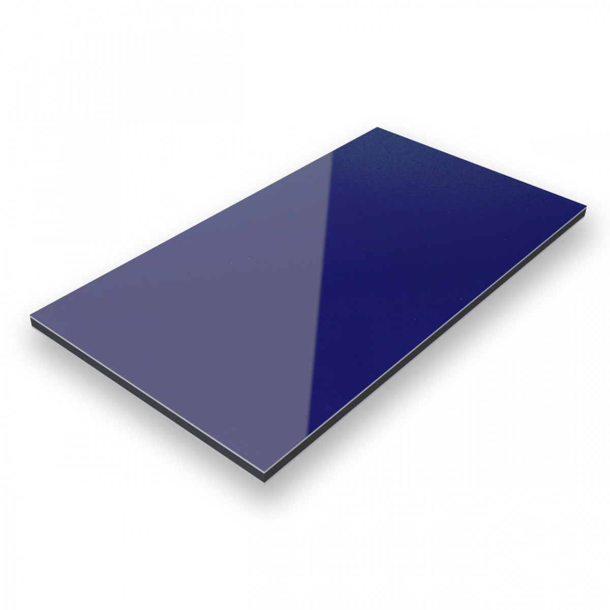 Dibond® Aluverbundplatte Nachtblau RAL5022 Colour-Series 3mm matt/glänzend 