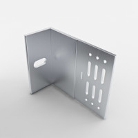 Aluminium-L-Wandhalter-85 WB11 43/260/4/3-85 mm 1