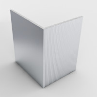 L-Profil 40/50/2,1+2,5 mm profiliert 2,9m 2
