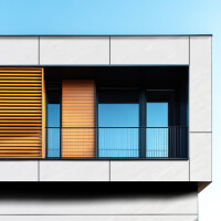 Aluverbund-Fassadenplatte Silber-Geb&uum gallery
