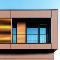 Aluverbund-Fassadenplatte Kupfer Metalli gallery