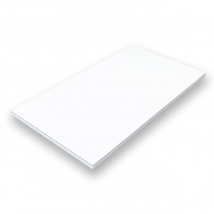 Aluverbund-Fassadenplatte Porcellan-Weiß/702-4mm/0,5mm