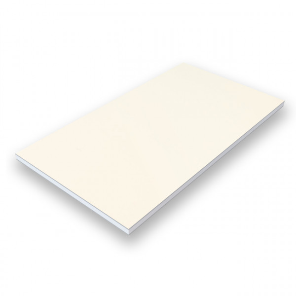 Aluverbund-Fassadenplatte Elfenbein/703-4mm/0,5mm