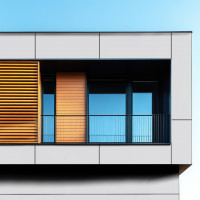 Aluverbund-Fassadenplatte Hellgrau/706-4 gallery