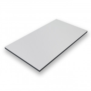 Aluverbund-Fassadenplatte Silber/708-4mm/0,5mm