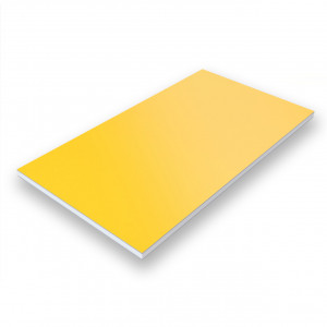 Aluverbund-Fassadenplatte Gelb/719-4mm/0,5mm