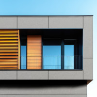 Aluverbund-Fassadenplatte Silber-Metalli gallery