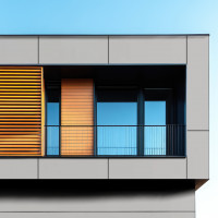 Aluverbund-Fassadenplatte Smoke-Silver/7 gallery