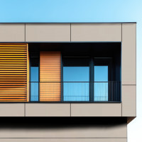 Aluverbund-Fassadenplatte Bronze-Metalli gallery