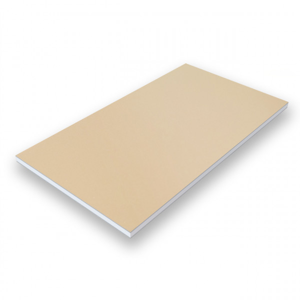 Aluverbund-Fassadenplatte Gold-Sand/736-4mm/0,5mm