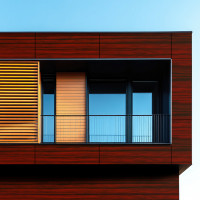 Aluverbund-Fassadenplatte Mahagoni/87400 gallery