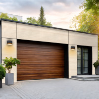 Aluverbund-Fassadenplatte Esche/87401-4mm/0,5mm 1250x3200mm 