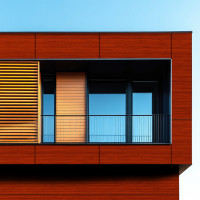 Aluverbund-Fassadenplatte Kirsche/87426- gallery