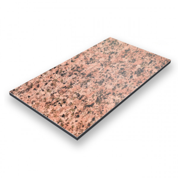 Aluverbund-Fassadenplatte Pink-Granit/87111-4mm/0,5mm