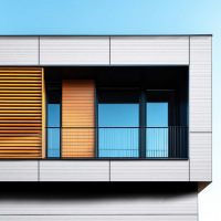 Aluverbund-Fassadenplatte Microliniert/W gallery