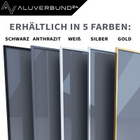 Abschlussprofil für Alu Verbundplatte Silber E6Ev1 5