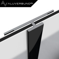 Verbindungsprofil für Alu Verbundplatte Silber E6Ev1 2