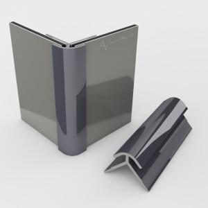 Außeneckprofil für 3 mm Platten Anthrazit RAL7016