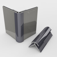 Außeneckprofil für 3 mm Platten Anthrazit RAL7016