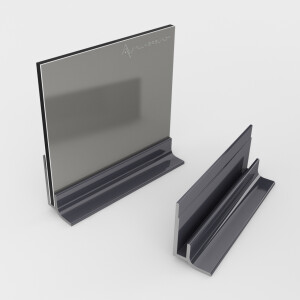 Sockelprofil für 3 mm Platten Anthrazit RAL7016