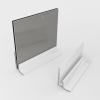 Sockelprofil für 3 mm Platten Weiß RAL9016 1