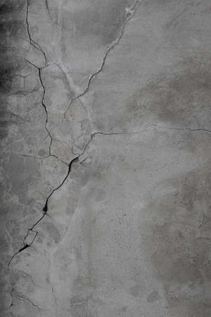 Concrete wall with broken texture