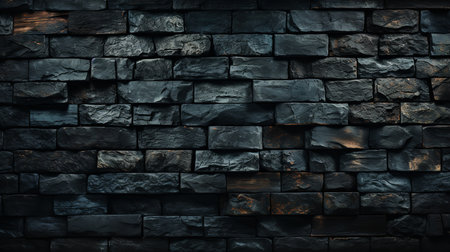 A mesmerizing photo of a brick wall with a glowing blue colors in the center. The colors is perfectly round and its edges are shimmering with energy.
