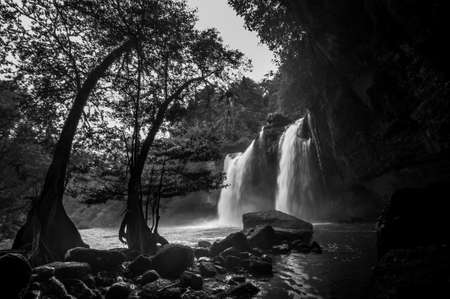 Haewsuwat waterfall at Khao Yai National Park, Thailand.