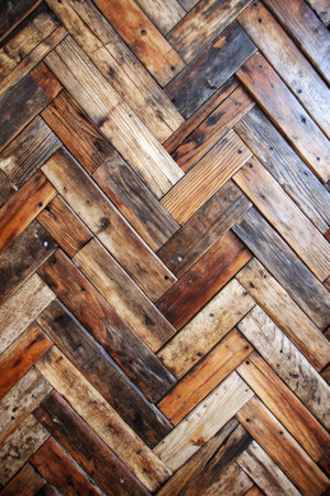 Wood texture background. Floor surface made of natural wooden planks.